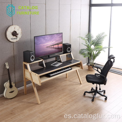 Escritorio de estudio de calidad premium para producción de películas de audio, video y música